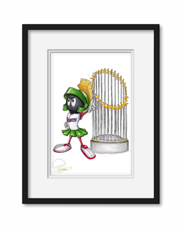 World Series Marvin The Martian 2023 Limited Edition Art Print