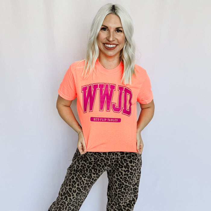 WWJD Flip Tables Graphic Tee