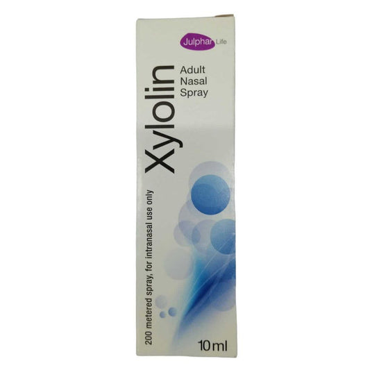 Xylolin 0.1% Xylometazoline Hydrochloride Nasal Spray for Adults, 10ml - Makkah Pharmacy