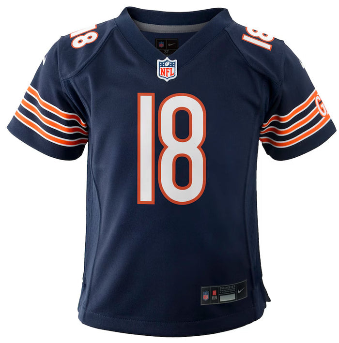 Youth Chicago Bears Nike Navy Game Caleb Williams #18