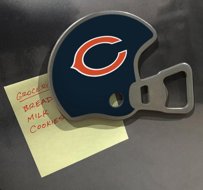YouTheFan Chicago Bears Season Opener Bottle Opener