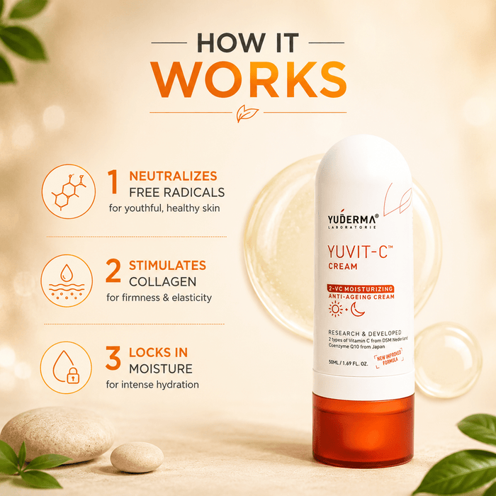 Yuderma Yuvit-C Cream 50ml - Cosmosentials