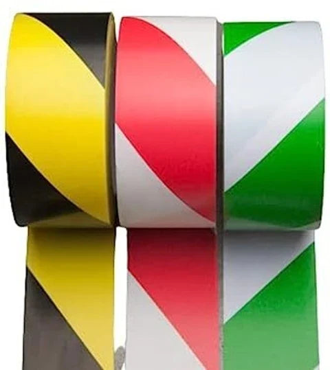 Zebra Reflective Tape 2 Inch x 45 Meter | Red Yellow White Safety Tape | Milan Safety
