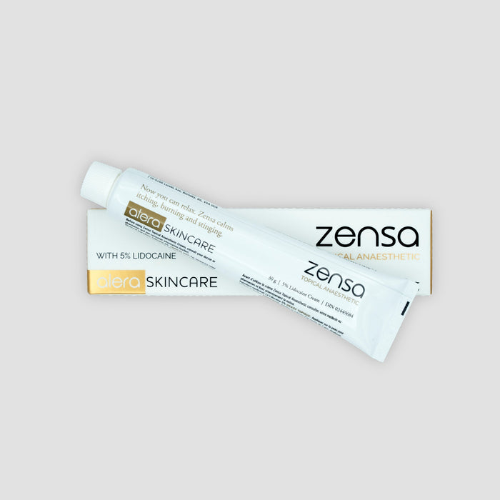 Zensa Numbing Cream by Alera Skincare at Tina Davies Professional - Topical Anesthetic for Permanent Makeup Procedures