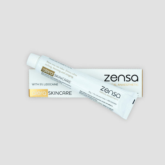 Zensa Numbing Cream by Alera Skincare at Tina Davies Professional - Topical Anesthetic for Permanent Makeup Procedures