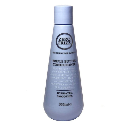 Zero Frizz Triple Butter (Sulfate Free) Conditioner 355 ml - Makkah Pharmacy
