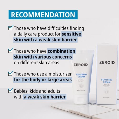Zeroid Soothing Cream 80ml